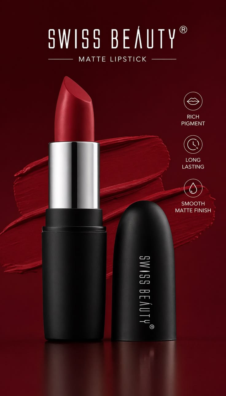 SwissBeauty Matte Lipstick